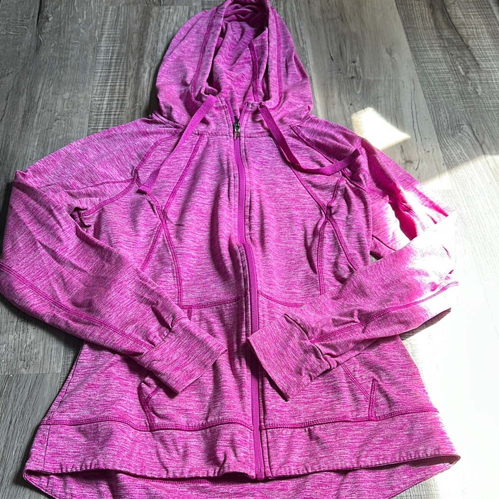 Pink Zip-Up Hoodie